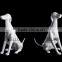 Fashion Fiberglass dog mannequin,white mannequin manikin dog wholesale mannequin G1-BK