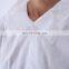 Wholesale Custom Cheap Visitor Gown Nonwoven blouse Medical Doctor PP Disposable Lab Coats Cheap Blue White Lab Coat Uniform