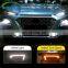 2pcs Fog lamp For Hyundai Kona 2017 2018 2019 2020 Yellow Turn Signal Function Car DRL Lamp LED Daytime Running Light