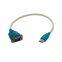 Transparent USB 2.0 TO RS232 Serial DB9 Adapter Converter Cable