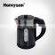 Honeyson hotel electrical appliances mini electric kettle with tray set