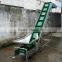 Adjustable inclined with horizontal belt conveyor