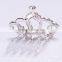 Fashion crystal Rhinestone baby kids princess Birthday party girl women hair comb gift tiara crown FZZ-032