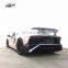 High quality  LP750sv style body kit for Lamborghini LP700 carbon fiber front bumper rear bumper and wing spoiler