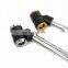 High Quality Dual Head Tire Air Chuck With Long Rubber Handle