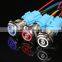 16mm 19mm 22mm Mini  Push Button Switch power lamp latching momentary light switch 12V 24V 110V 220V Micro Light Switch