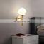 Nordic modern minimalist personality creative circle wall lamp for decoration