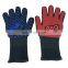 Hot sale 1472 F heat insulation anti-scalding BBQ barbecue silicone gloves