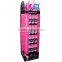 OEM design cardboard eyelashes display counter/eyelash display stand