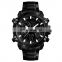 SKMEI 1306 top 10 wrist watch brands stainless steel water resistant quartz watch Zinc Alloy  band dual time waterproof watch