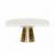 metal & marble cake stand