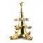 brass plated christmas tree decor