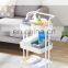 Fashion storage trolley with wheels kitchen bathroom living room storage rack 3 layers tiers