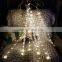30cm hanging garden tree decor lighting led meteor shower rain tube lights