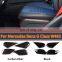 For Mercedes Benz G Class W463 2019-20 ABS Carbon Fiber Texture/Black Car Seat Side Decoration Panel Cover Trim Car Accessories