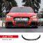 Hot Sale PP Front Lip for Audi Range Accessories Forged Matt PP Body Kit