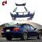 CH Factory Outlet Auto Modified Black Bumper Mudguard Side Skirt Rear Bumper Lights Body Kit For BMW E60 M5 2003-2008