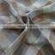 High quality linen color pure linen check fabric women's shirt Fabric women's dress Fabric