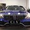 U KISS Genuine Car Accessories Front Car Grille For 2015-2018 Benz W 205 C Class change to C 63 AMG GTR Style Sliver Grille