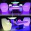 remote control color changing waterproof outdoor night club acrylic led glowing chair