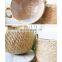 High Quality Vietnam Woven Seagrass Baskets Woven Storage Planter Wicker Organic Plant Holder