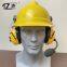 Professional wireless noise reduction intercom half duplex  headset Hanging on bold yellow safety hat“YISHENG” YS-DJ-02H Series