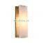 Modern Luxury Alabaster Wall Sconce Lamp Bedroom Living Room Home Decor Brass Rectangular LED Wall Light