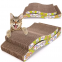 MEOW LOVE Customized Luxury Pet Cat Scratching Pad Scratch Post Simons Cat Furniture Corrugated Cardboard Scratcher Toy Cat Perch