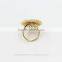 Fashion Jewelry wholesale Gold Ring Fashion Rhinestone Pearl Ring