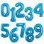 16 32 40 Inch Foil Globos Foil Letters Large Number Balloons 0-9 Number Helium Balloons for Birthday Party Supplies Decorations