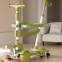 Children's Scooter, Folding Baby Scooter with Push Handle, 3-in-1 Toy Tricycle for Boys and Girls Aged 1-3-7（Wechat:13510231336）