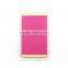 Customizing LOGO portable charger 6000mah leather power bank