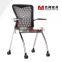 Triumph easy move save space folding office chair / stacking training chair / office chairs with writing pad