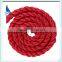 3 strand color twisted rope nylon or polyester or pp rope