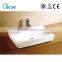 New style rectangle ceramic bathroom art wash basin W6031