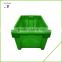 Nestable and Stackable Vented Plastic Vegetable Crate For Sale