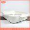 strengthen durable porcelain baking ceramic fry pan with special handle heating pan restaurant big size rectangular pan