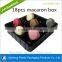 plastic clear box macaron packaging