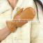 Autumn Winter ladies leather mittens