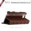 Retro and vintage book style leather wallet case for Sony Xperia Z4 Compact phone