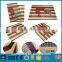 European Style red green strip hollow Rug rainbow room carpet plastic anti-slip garage floor