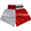 Factory price 100% polyester embroidered men's muay thai boxing shorts