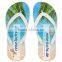 OEM printed promotional EVA PE soft beach flip flops