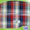 cotton checked plaid fabric for mens shirts fabric
