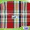 cotton checked plaid fabric for mens shirts fabric