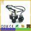 Top selling AC 2 pin female male power cord connector for LCD HDTV CRT monitor Hometheater Video projector