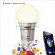 AC85-265V E26/E27 9W Multicolored Smartphone App Control Bluetooth LED Bulb Lamp Smart RGBW Adjustable Brightness Illuminative