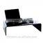 Clear acrylic mirrored furniture table dressing table, glass console coffee table, plexiglass study table vanity table