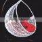 Garden white hanging chair wicker egg basket