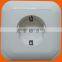 German style flush mounted 1 gang 1 way wall switch (F5001)